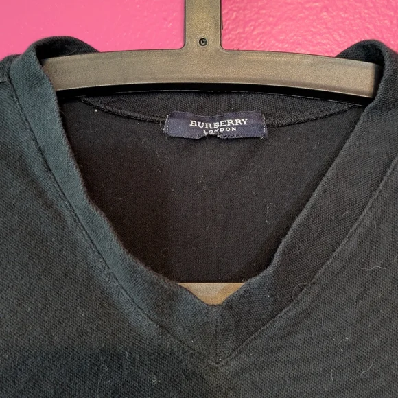 Men's Burberry Black Vest - Picture 3 of 4